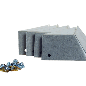 Sneglekant - hjørneprofiler 4 stk. + skruer